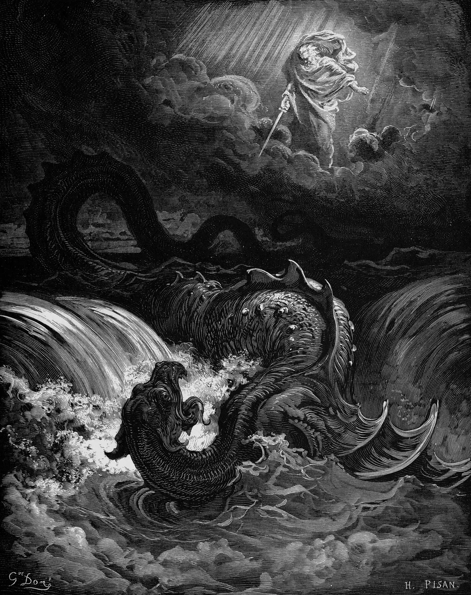 Depiction of Leviathan by Gustave Doré