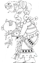 Depiction of Ix Chel by Dresden Codex