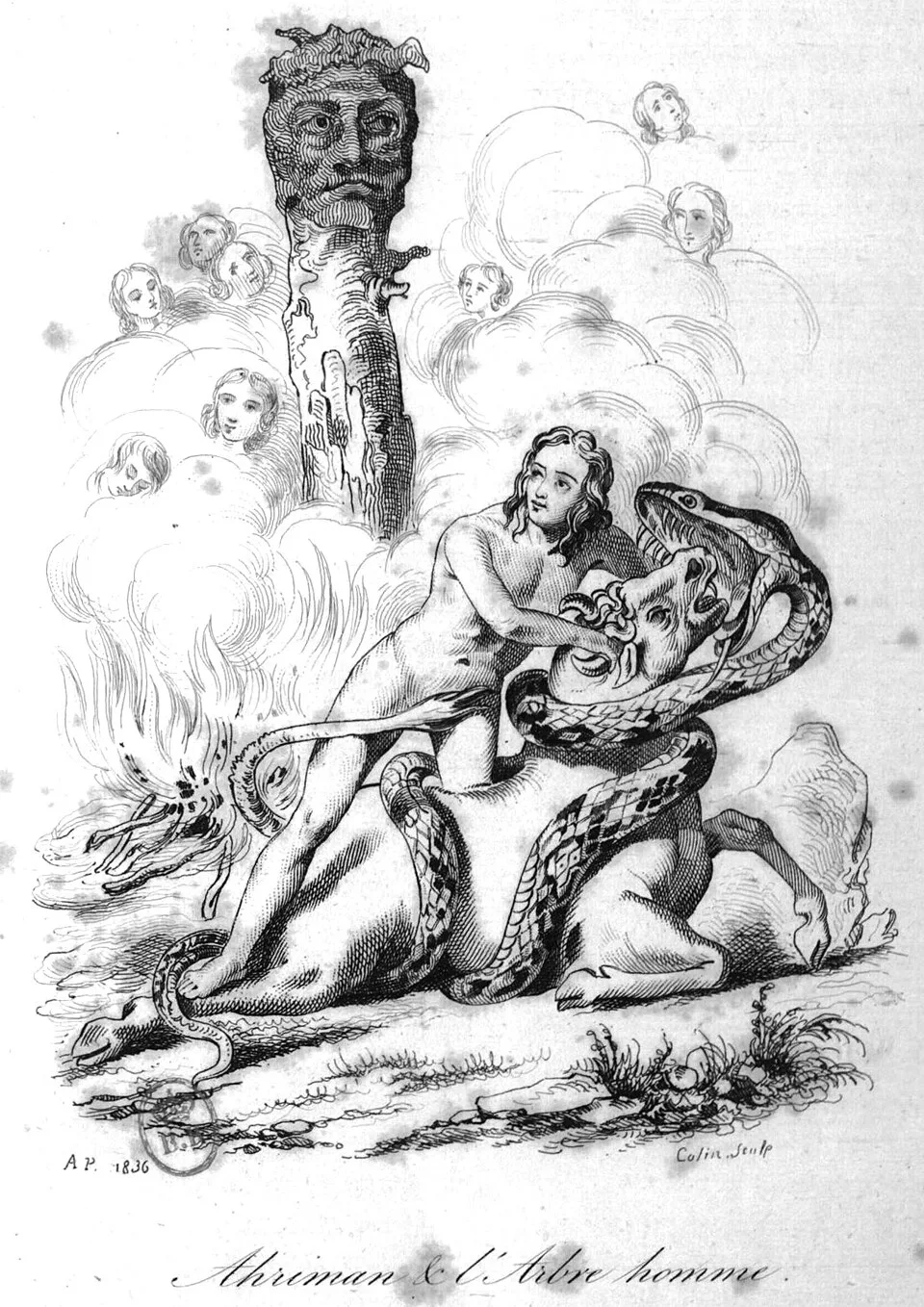 Depiction of Angra Mainyu by Unknown authorUnknown author