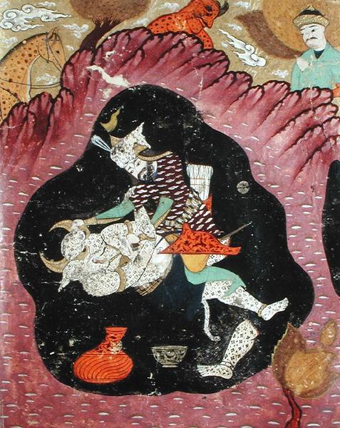 Depiction of Rostam by Anonymous (Iran)Unknown author